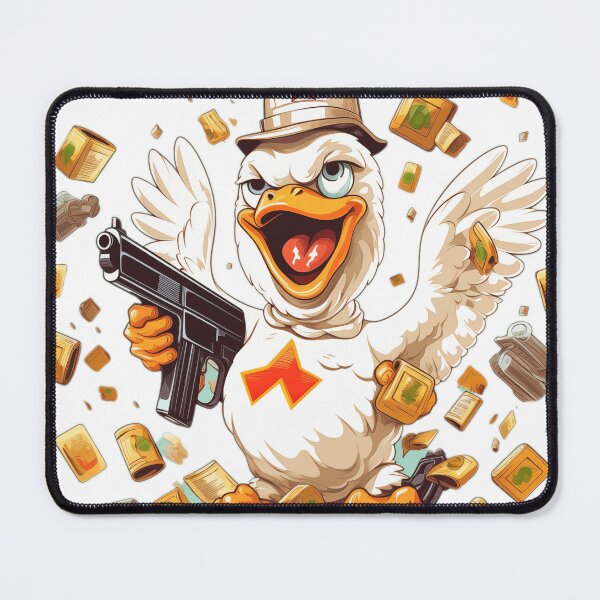 Item preview, "Cheeky Chicken Money Shoot: Cartoonish Fun and Mischief in Graphic Illustration" designed and sold by Huycao211.