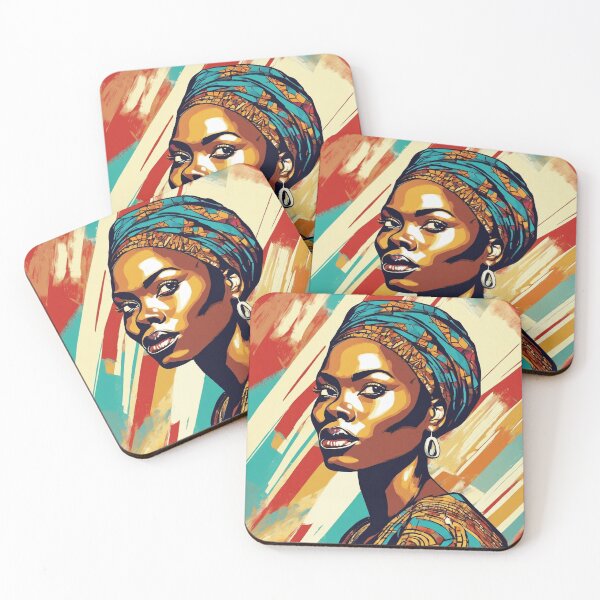 Item preview, Halimata Pop Art Portrait designed and sold by Yzakreativ.