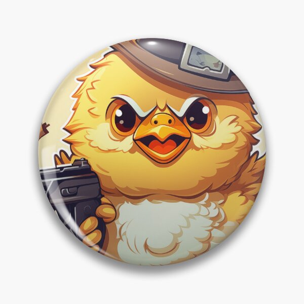 Item preview, "Cheeky Chicken Money Shoot: Cartoonish Fun and Mischief in Graphic Illustration" designed and sold by Huycao211.