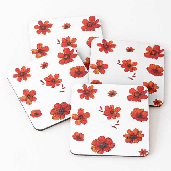 Item preview, Garden flowers daisies watercolor designed and sold by FlowersColorful.