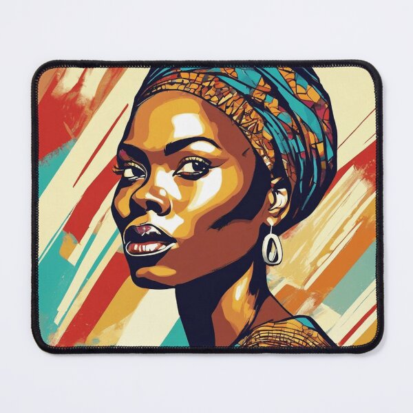 Item preview, Halimata Pop Art Portrait designed and sold by Yzakreativ.