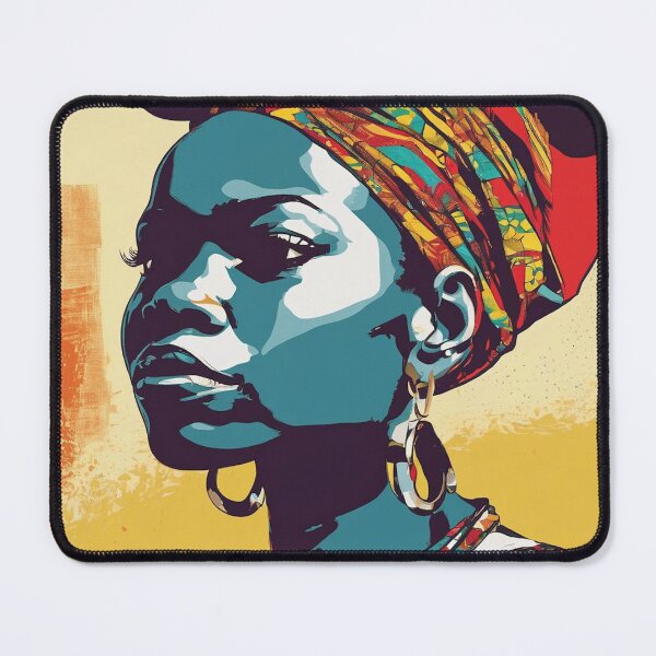 Item preview, Malaika Pop Art Portrait designed and sold by Yzakreativ.