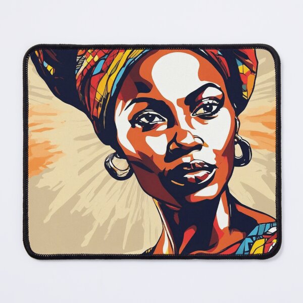 Item preview, Nasira Pop Art Portrait designed and sold by Yzakreativ.