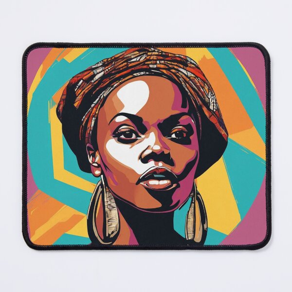 Item preview, Kamilah Pop Art Portrait designed and sold by Yzakreativ.