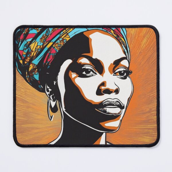 Item preview, Ayodele Pop Art Portrait designed and sold by Yzakreativ.