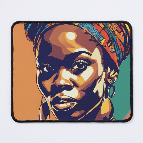 Item preview, Ayanna Pop Art Portrait designed and sold by Yzakreativ.