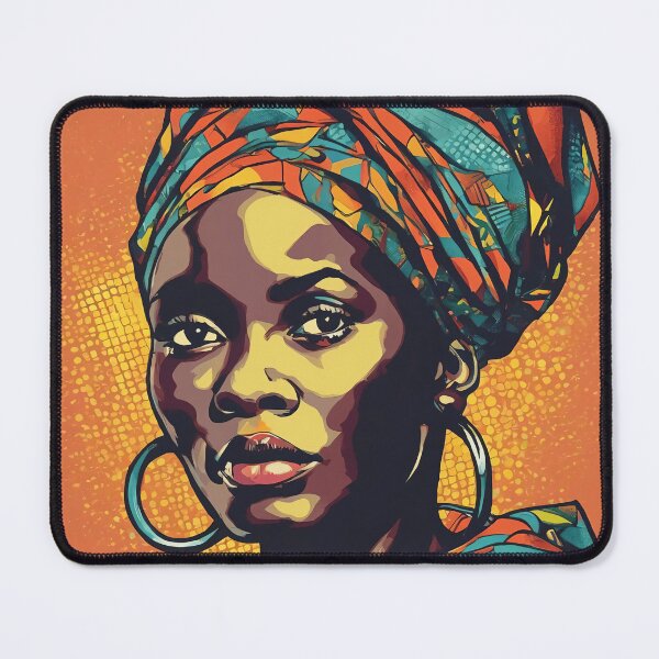 Item preview, Adanna Pop Art Portrait designed and sold by Yzakreativ.