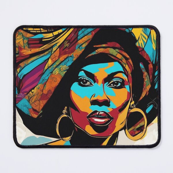 Item preview, Fatima Pop Art Portrait designed and sold by Yzakreativ.
