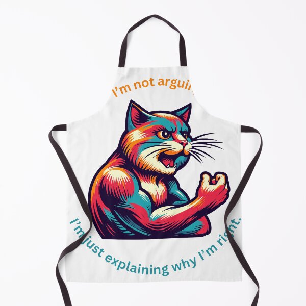 Item preview, Colorful Sarcastic Cat Design - Witty Feline with Humorous Quote designed and sold by ArtbotsGallery.