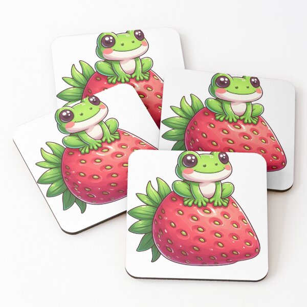 Item preview, Strawberry Frog designed and sold by Mama-and-Moo.