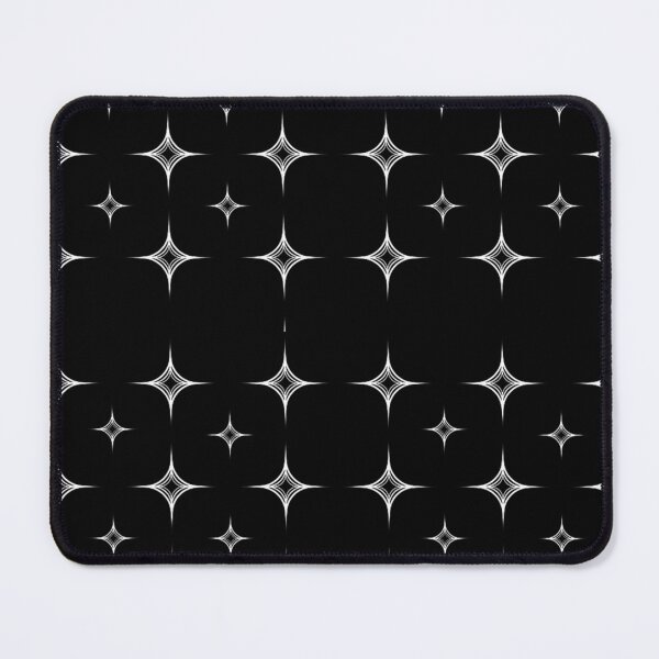 Item preview, White Star, Black White Star Pattern, White Star Line,Vintage White Twinkling Star designed and sold by Art Shimmers.