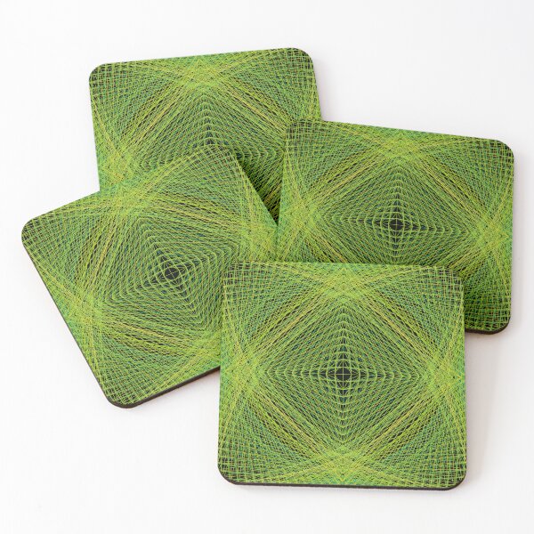 Item preview, Rectangular Pattern #4 Morph C [13496-Greens-BB] designed and sold by LottMultimedia.
