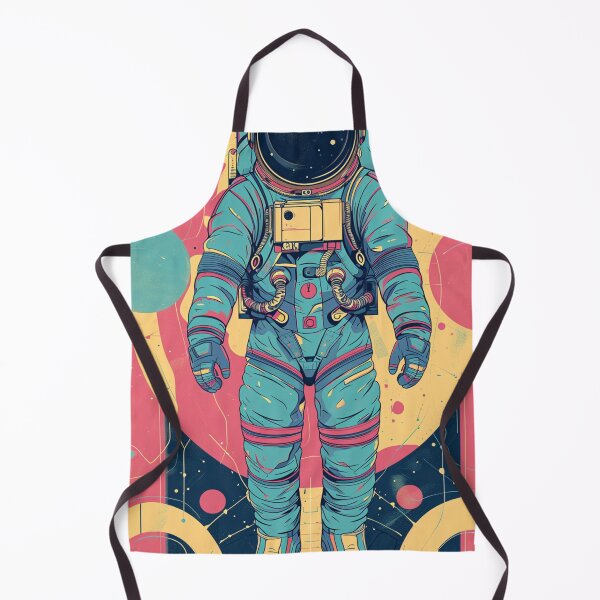 Item preview, Cosmic Voyager: Retro-Futuristic Astronaut Illustration designed and sold by Nicholas Panek.