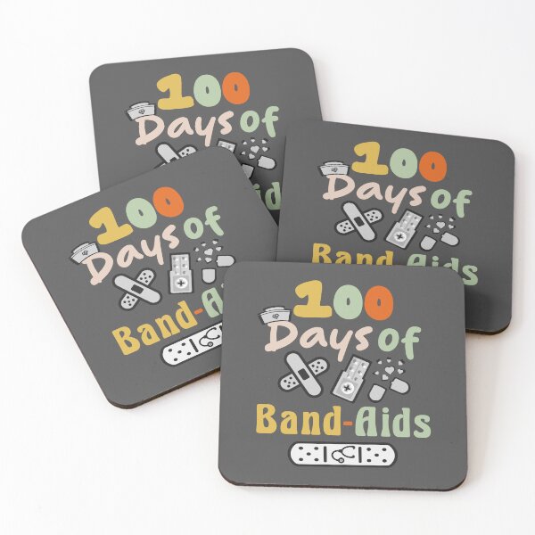Item preview, 100 days of nurse school 100 plasters colorful designed and sold by vibeno1.
