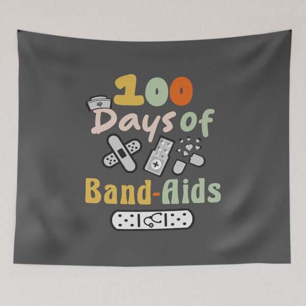 Item preview, 100 days of nurse school 100 plasters colorful designed and sold by vibeno1.