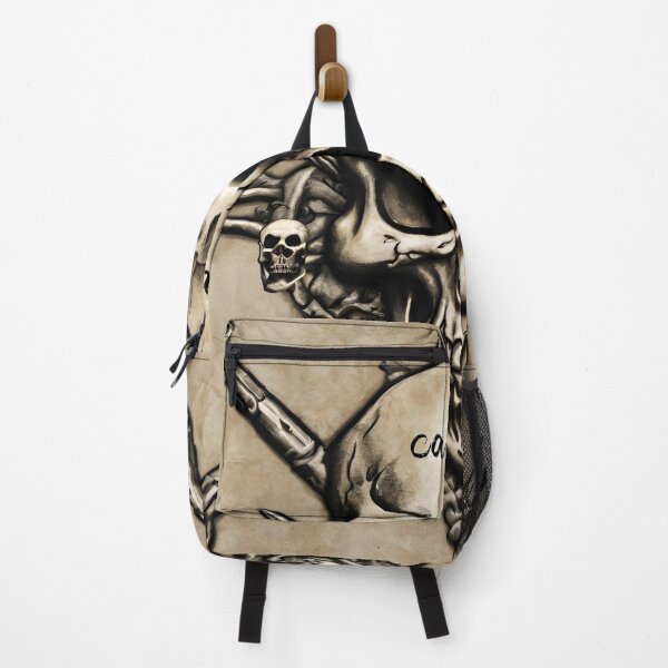 Item preview, Vintage Skull and Crossbones Emblem designed and sold by inkArtistryfine.