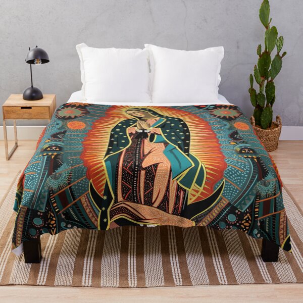 Item preview, Divine Radiance: Our Lady of Guadalupe Folk Art designed and sold by Nicholas Panek.