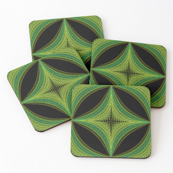 Item preview, Rectangular Pattern #4 Morph C [12646-Greens-BB] designed and sold by LottMultimedia.