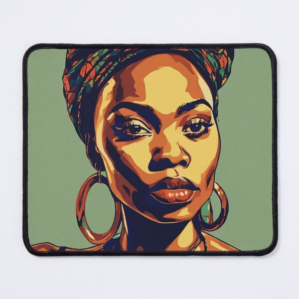 Item preview, Halima Pop Art Portrait designed and sold by Yzakreativ.