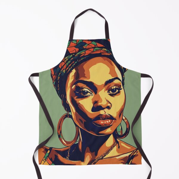 Item preview, Halima Pop Art Portrait designed and sold by Yzakreativ.
