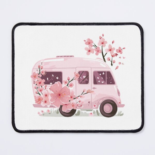 Item preview, Sakura cherry blossoms while camping designed and sold by FlowersColorful.