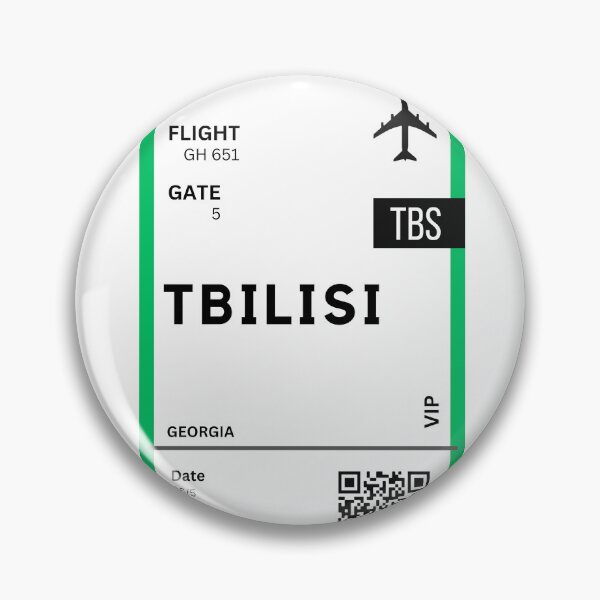 Item preview, Tbilisi, Georgia Airplane Boarding Pass designed and sold by RoamInk.