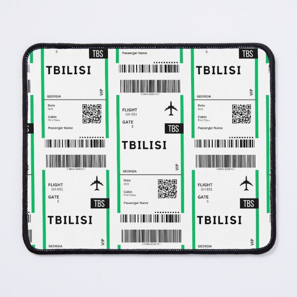 Item preview, Tbilisi, Georgia Airplane Boarding Pass designed and sold by RoamInk.