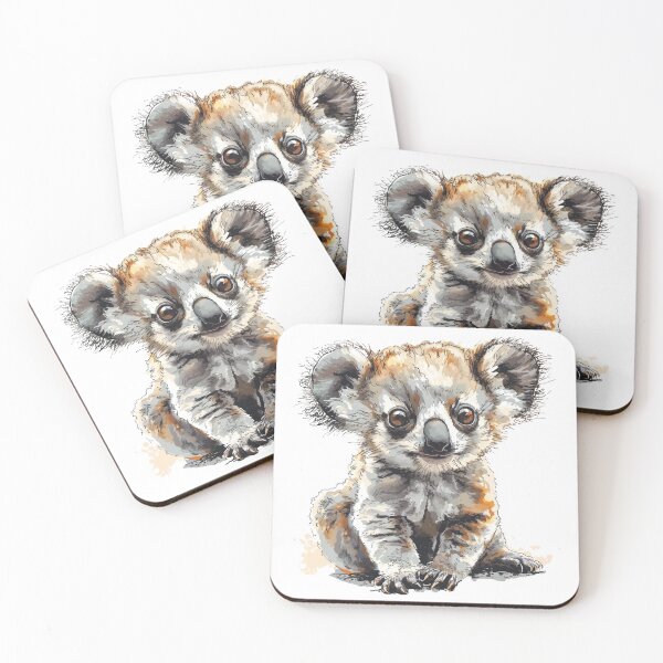 Item preview, Pint-Sized Ponderer: Adorable Koala Illustration designed and sold by Sventek.