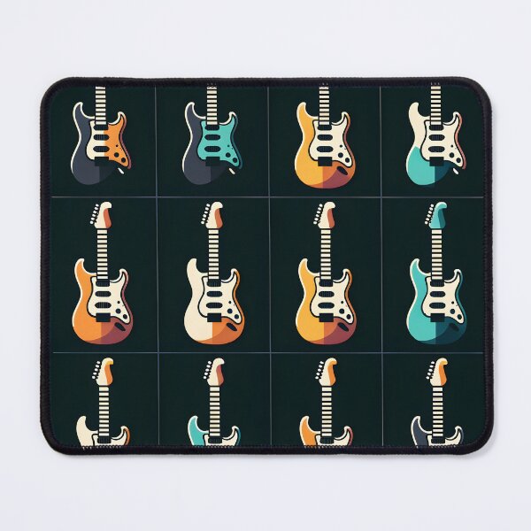 Item preview, Retro Electric Guitar Collection designed and sold by inkArtistryfine.