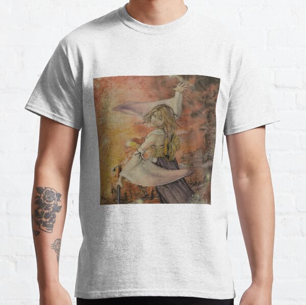 Airbrush Portrait - Yuna from Final Fantasy X Classic T-Shirt