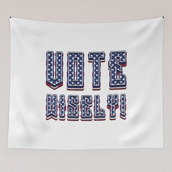 Item preview, Vote Wisely - USA Flag  designed and sold by Whimsical  Thinker.