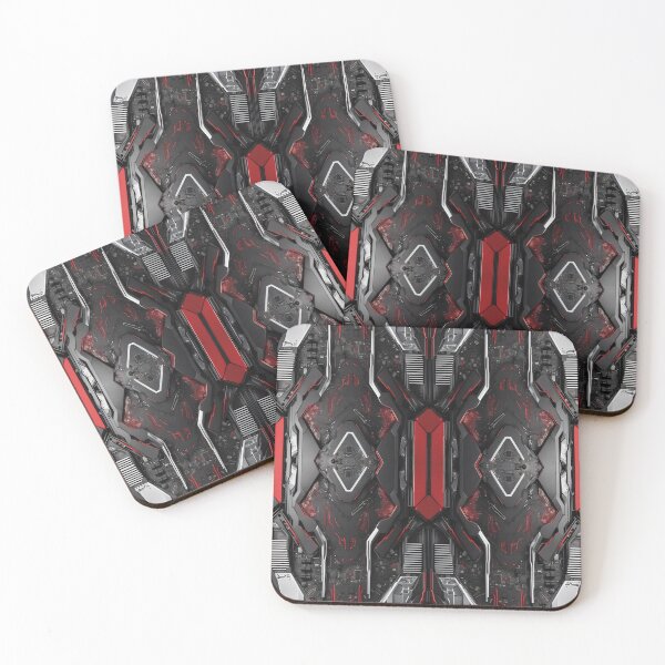 Item preview, Cybernetics - Black and Red - 01 designed and sold by Mystic-Images.