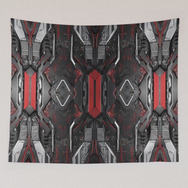 Item preview, Cybernetics - Black and Red - 01 designed and sold by Mystic-Images.