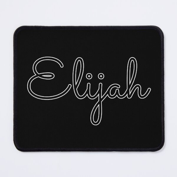 Item preview, Writing Elijah Name Label (Black) designed and sold by NormadWorld.