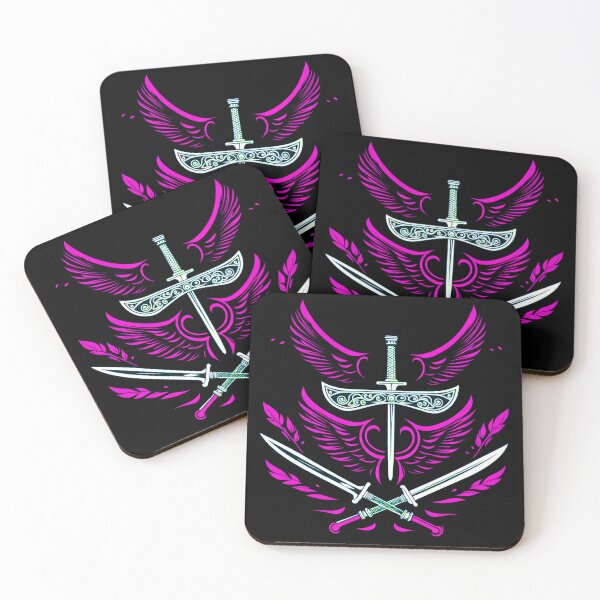 Item preview, Sword Wings Pink designed and sold by ephemerandom.