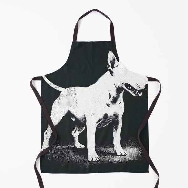 Item preview, Bull Terrier Dog Halftone Print designed and sold by inkArtistryfine.