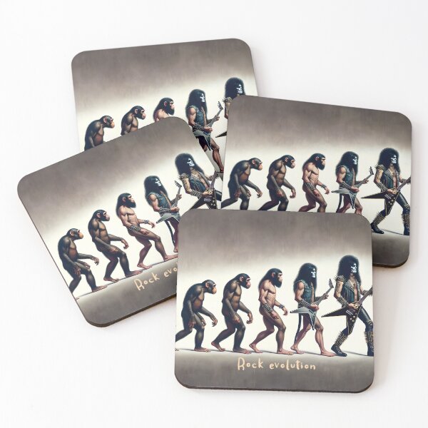Item preview, Evolution of Rock Musician Artwork designed and sold by inkArtistryfine.