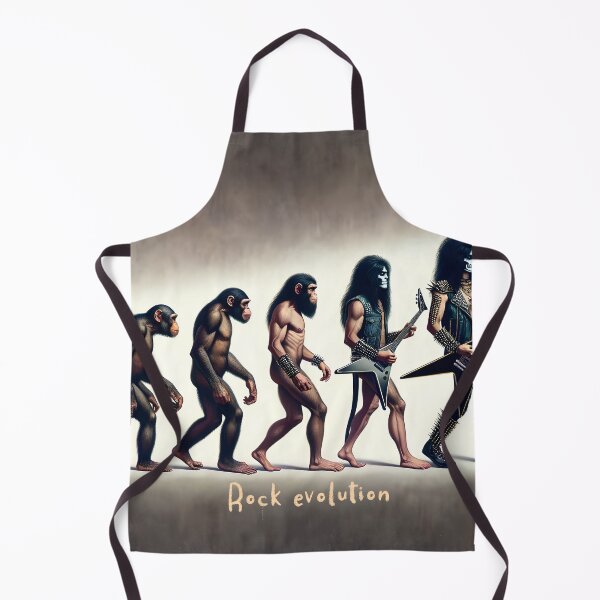 Item preview, Evolution of Rock Musician Artwork designed and sold by inkArtistryfine.