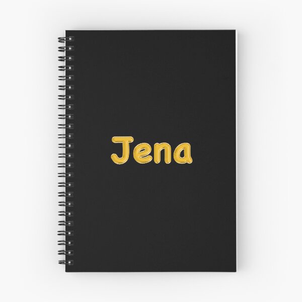 Item preview, Golden Balloon Jena Name Label (Black) designed and sold by NormadWorld.