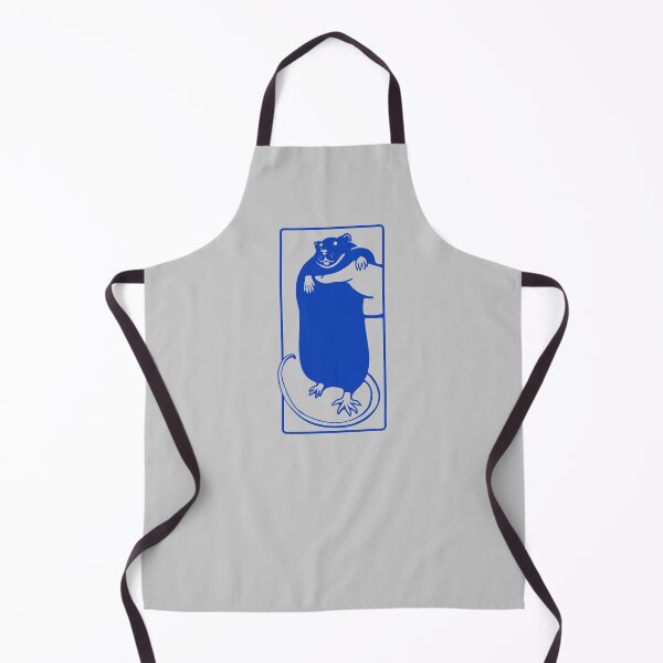Item preview, Minimal stylized illustration for rodent fans Cute rat pet in blue ink designed and sold by martodesign.