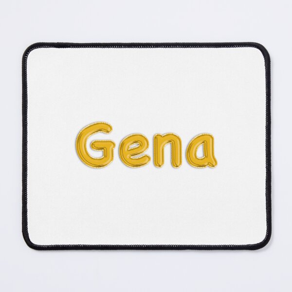 Item preview, Golden Balloon Gena Name Label designed and sold by NormadWorld.