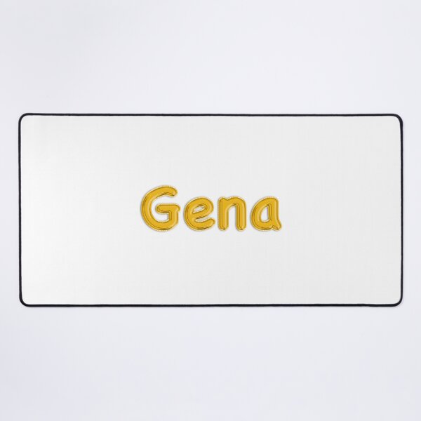 Item preview, Golden Balloon Gena Name Label designed and sold by NormadWorld.