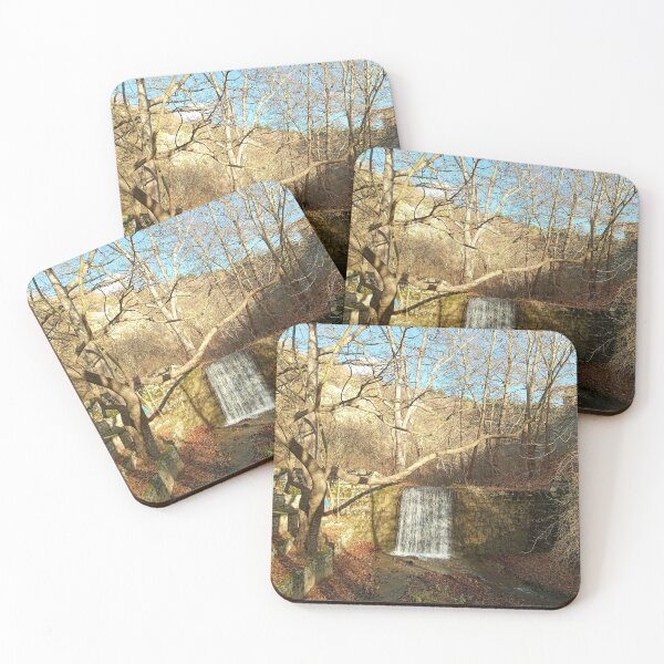 Item preview, Small waterfall in winter designed and sold by Dreammkd.