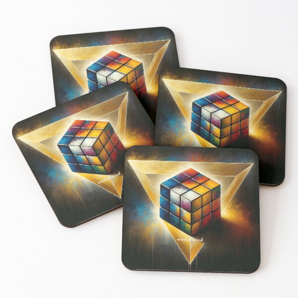 Item preview, Cosmic Intelligence: Abstract Puzzle Cube designed and sold by inkArtistryfine.