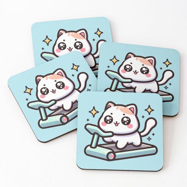Item preview, Active Kitty Workout designed and sold by FossilizedPixel.