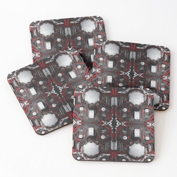 Item preview, Cybernetics - Black and Red - 04 designed and sold by Mystic-Images.