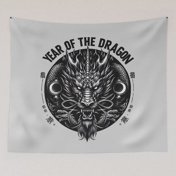 Item preview, Year of the Dragon Gothic Vintage Chinese Zodiac designed and sold by ArtadoraDesignz.