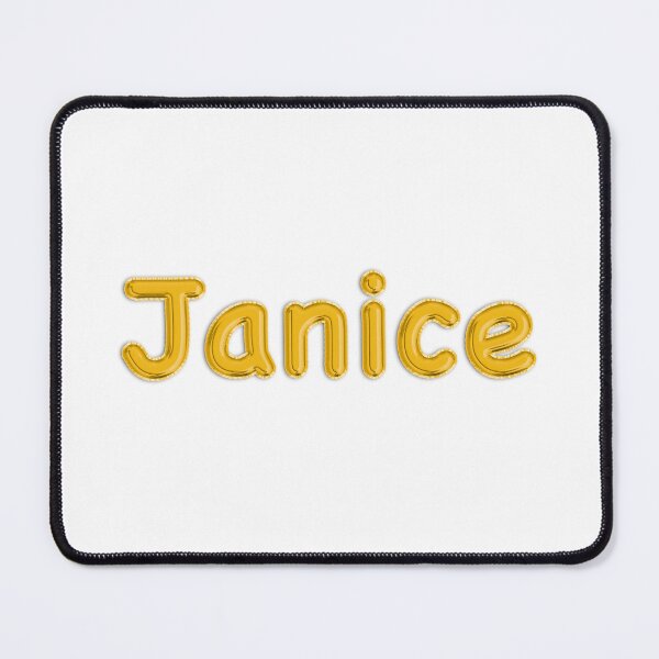 Item preview, Golden Balloon Janice Name Label designed and sold by NormadWorld.