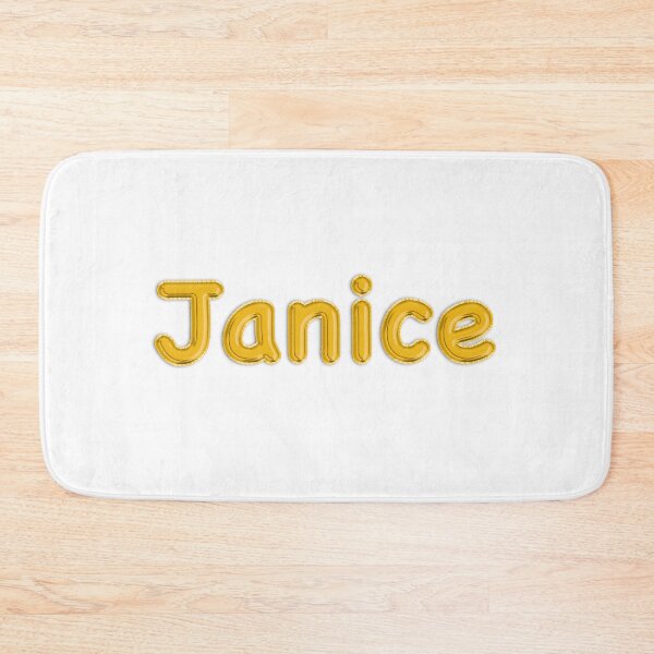 Item preview, Golden Balloon Janice Name Label designed and sold by NormadWorld.