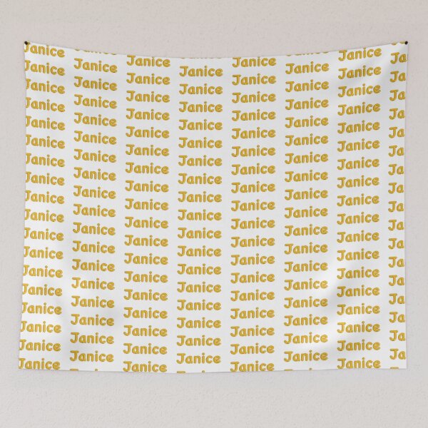 Item preview, Golden Balloon Janice Name Label designed and sold by NormadWorld.